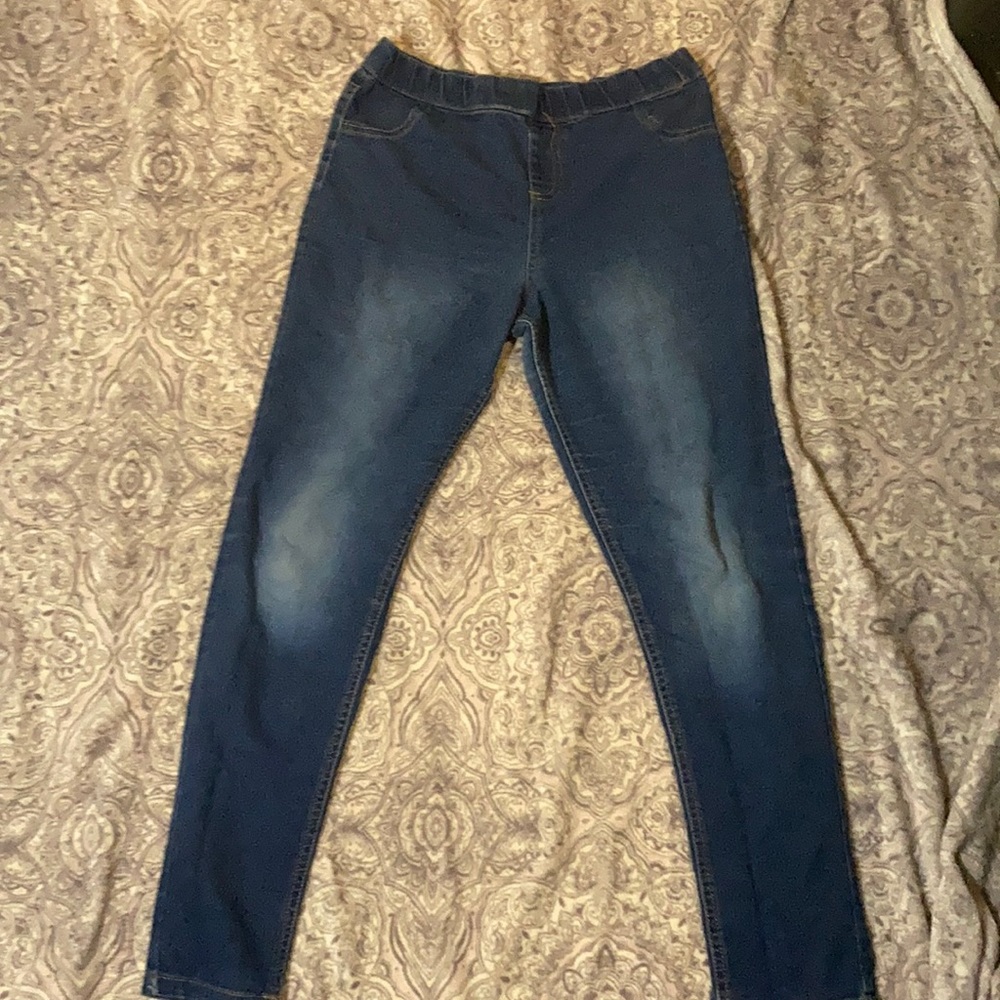Dark blue jeggings